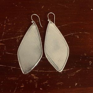 Silpada Sterling Silver etched effect earrings